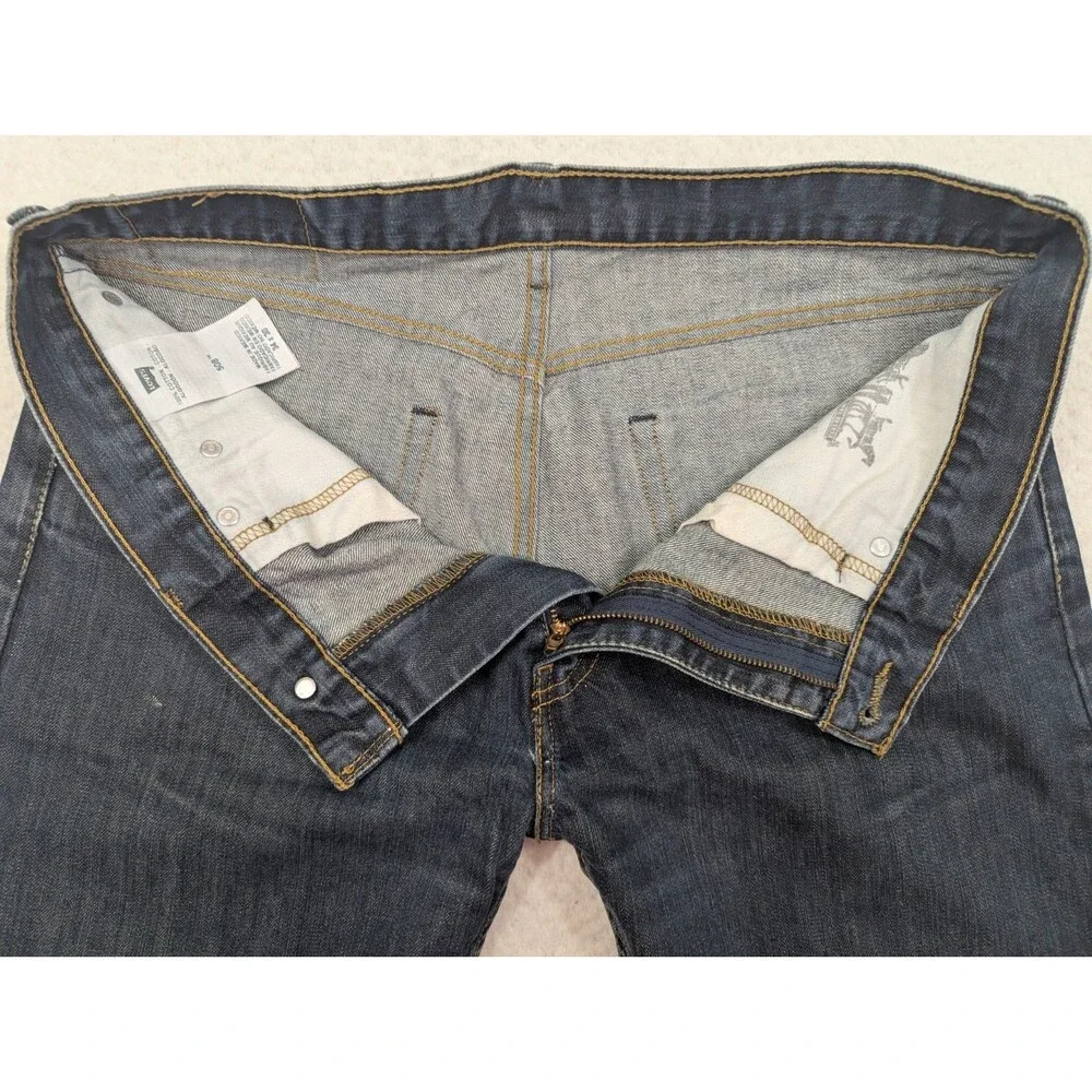 Levi’s 508 Regular Taper Jeans Men's 35x29 Medium Wash Dark Indigo 100% Cotton